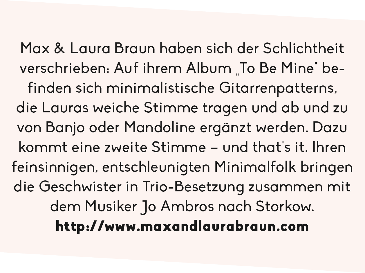 Beschreibung für Max & Laura Braun feat. Jo Ambros