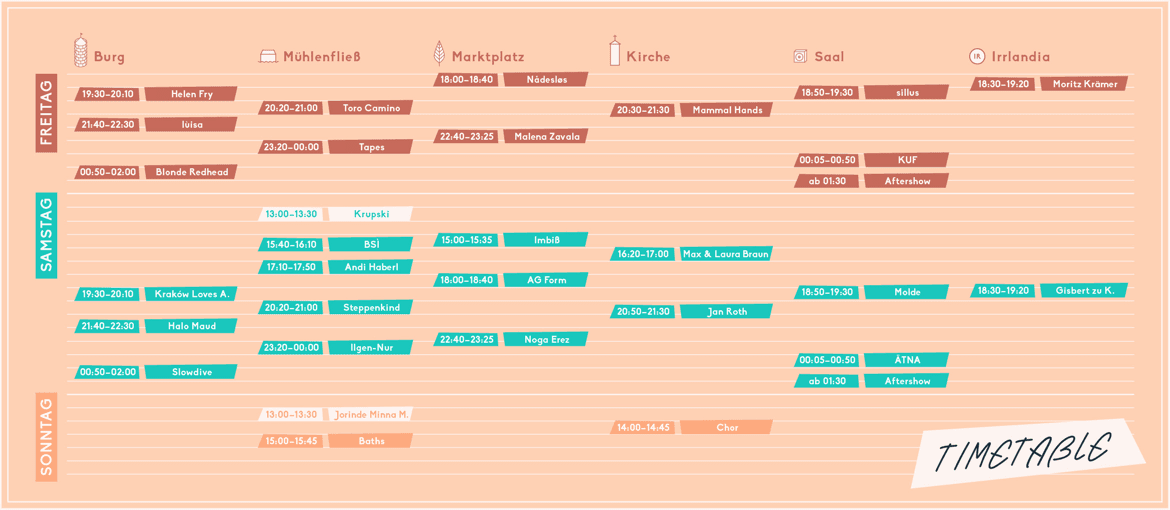 Timetable